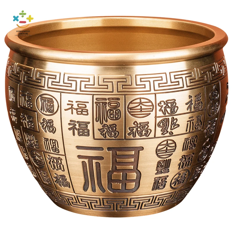 Tutto Il Cilindro Di Riso In Ottone Jucai Baifu Cilindro Di Rame Amass Fortune Pure Cornucopia Decorazione Cilindro Balvenie Autentico