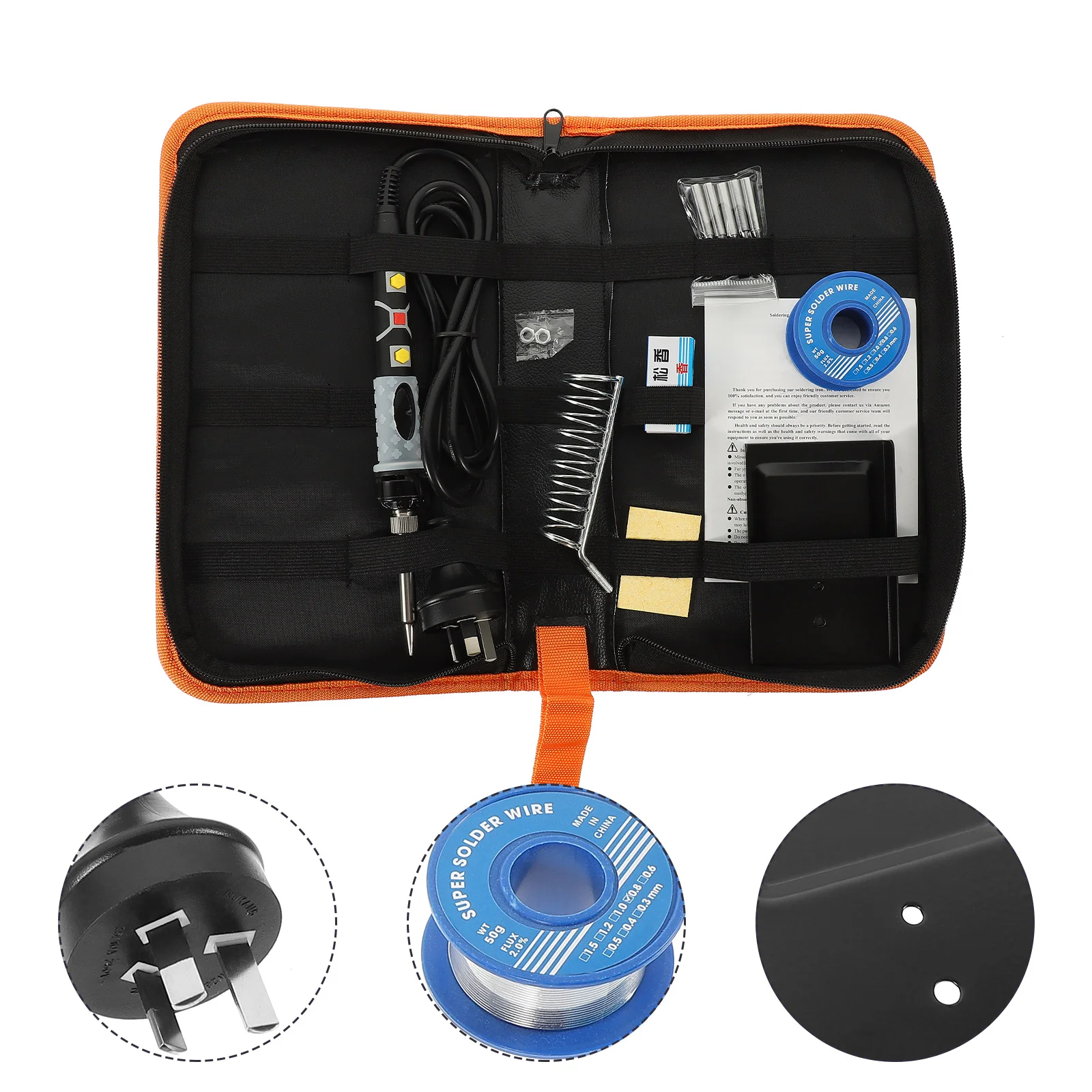 

10 Pcs/Set Soldering Iron Tools Heating Electric Kit Welding for Repair Digital
