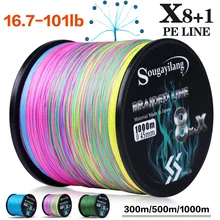 

Sougayilang 9 Strands PE Fishing Line Raid Fishing Line 300M 500M 1000M Multifilament Fishing Wire Carp Fishing Line Tool Pesca