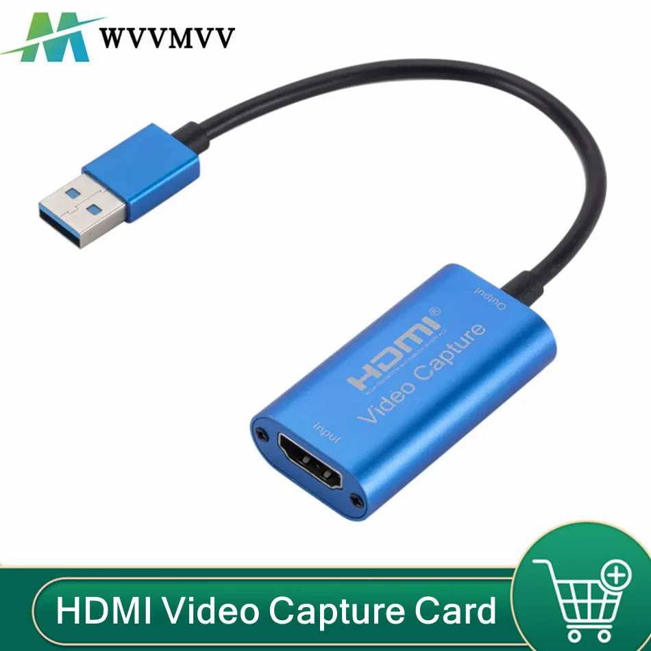 USB 3.0 비디오 캡처 카드, HD 1080P HDMI 호환, TYPE-C 마이..