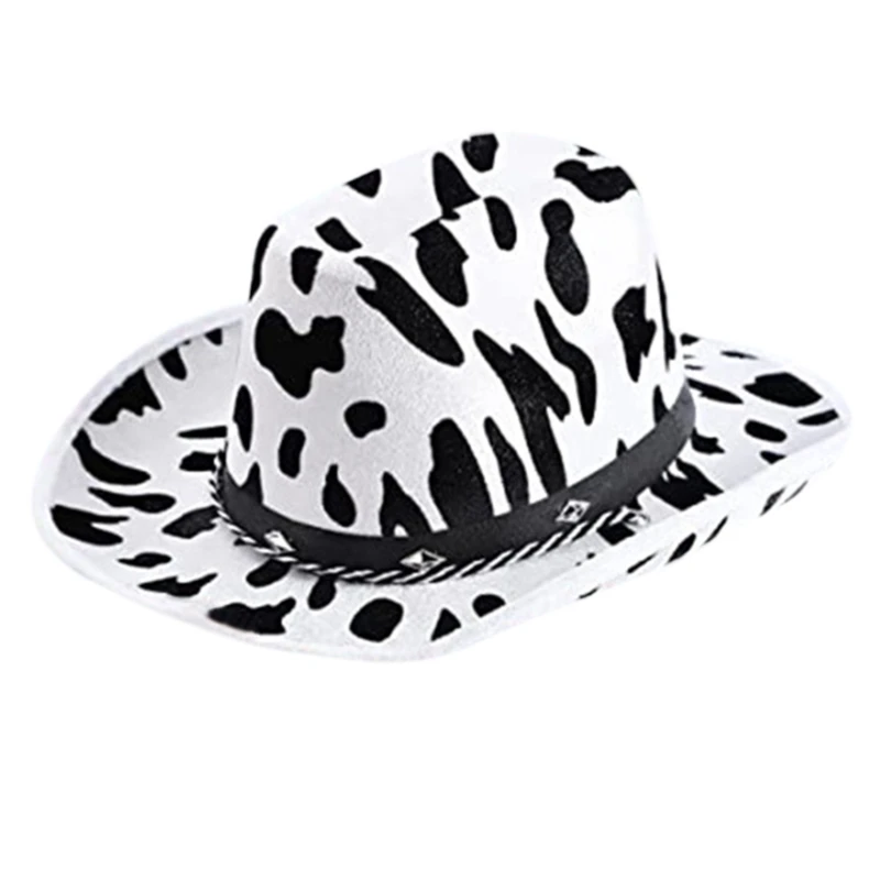 

Cow Print Cowgirl Hats Women Bachelorette Party Birthday Party Hats For Adults Cowgirl Bridal Party Disco Dress Up