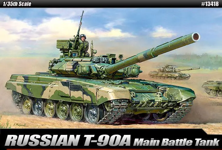 

Academy Hobby 13418 1/35 Russian Ground Force T-90A Main Battle Tank Model Kit