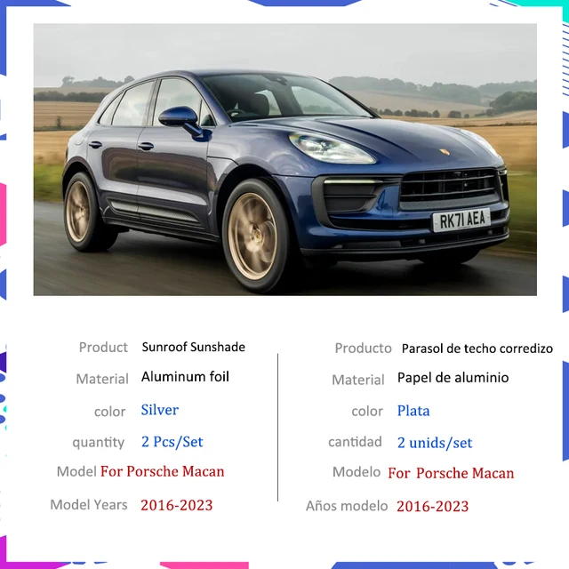 2019年式　マカン　サンシェード Amazon | ポルシェ マカン 2014-2019、車のフロントガラスの