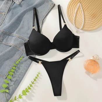 مجموعة ملابس داخلية نسائية مثيرة باللون الأسود، منتجات صيفية جديدة 7