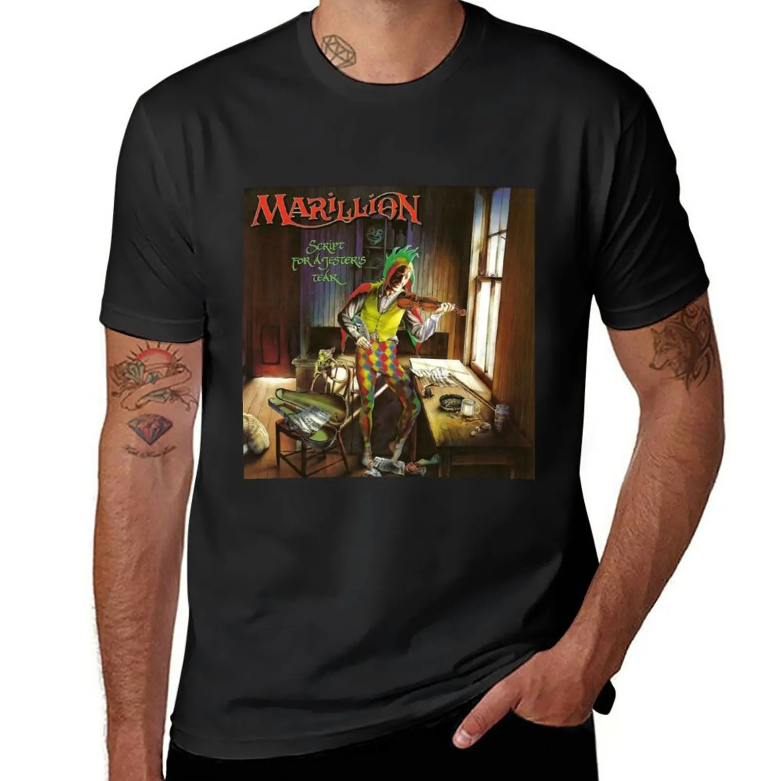 

New Marillion T-Shirt Tee shirt summer top t shirt man oversized t shirt Men's cotton t-shirt