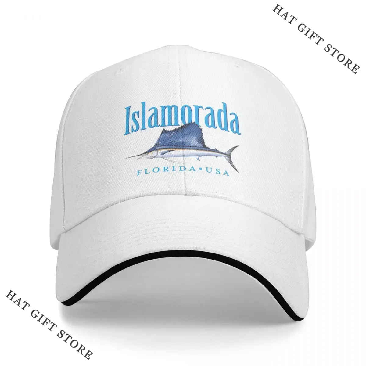 

Best Islamorada Florida Keys Sailfish Design Cap Baseball Cap Caps Best in the hat Women caps Men's