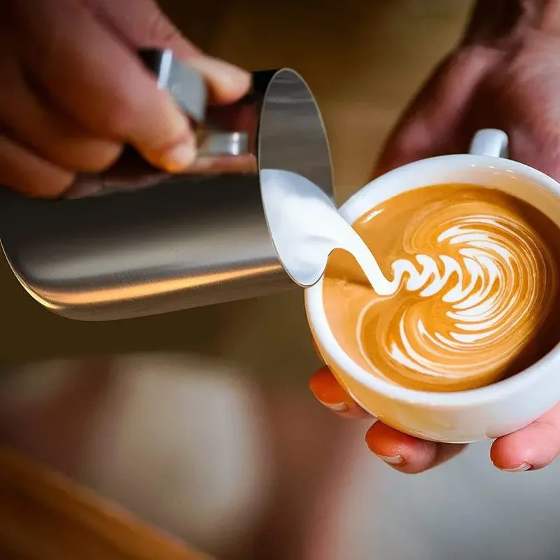 350 600ML Steaming Pitcher Latte Cup Stainless Steel Coffee Milk Frother Jug Home Cafe Cappuccino Espresso Tools