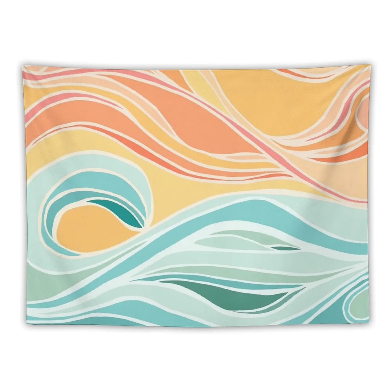 

Sky Sea Abstract Landscape Tapestry Wall Decor Hanging Wall Hangings Decoration Tapestry