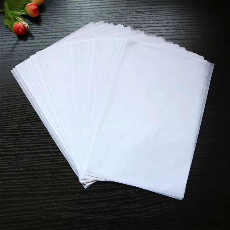 100Sheets/ Lot A4/A5 Translucent Wrapping Papers Tissue Paper Bookmark Gift Fruit Wrapping Papers Floral Gift Packaging Material 