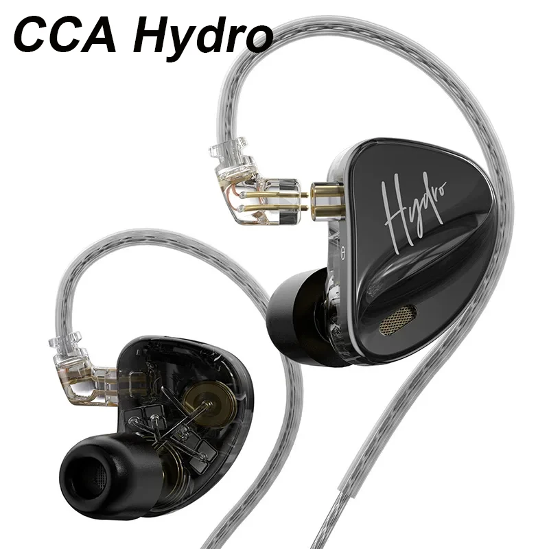

CCA Hydro 2DD+8BA HiFi in-Ear Earphones Wired Earbuds with Detachable Cable for Monitor Musicians Audiophiles