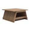 Dalin A-Frame Coffee Table with Magazine Perch, Danton's sleek design, clean lines, and a geometric A-frame shape 3