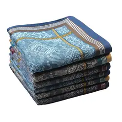 3Pcs Pocket Square Hankies Jacquard Hanky Wipe The Sweat Towels Soft Cotton Mens Handkerchief for Wedding Father Grooms Birthday