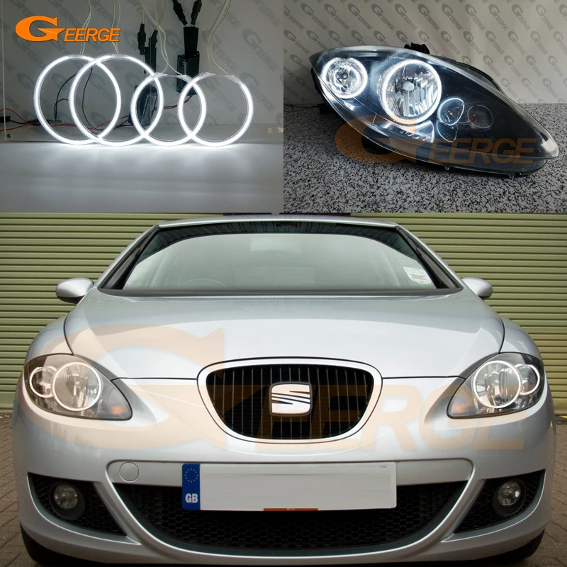 Для Seat leon Mk2 1P 2005 2006 2007 2008 2009 2010 2011 2012 отличный ультра яркий набор глаз ангела CCFL