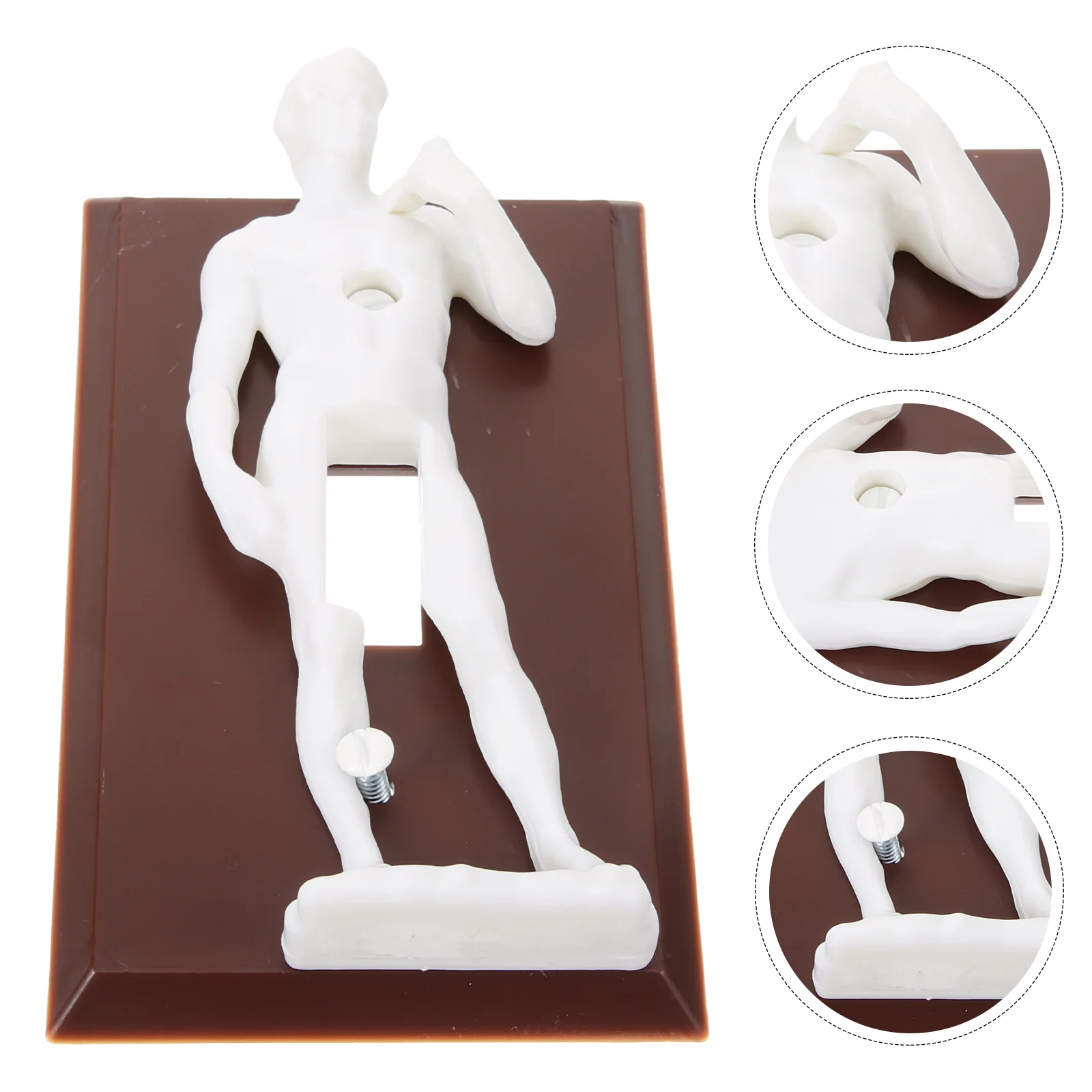 

Decorative Cover Plastic Wall Panel Light Covers Plate Simple Statue Plates