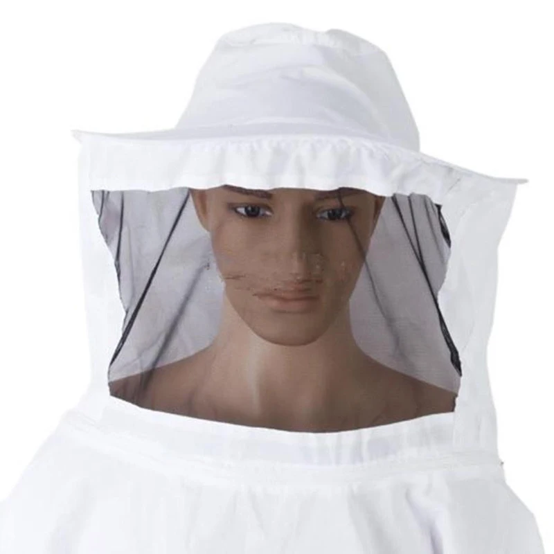 Foldable-Beekeeping-Suit-Jacket-Veil-Set-Zippered-Beekeeping-Protective-Suit-anti-bee-Beekeeper-Clothing-With-Hat.jpg Összecsukható Méhészeti Öltöny Kabát Fátyol Szett Cipzárral Ellátott Védőruhát, A Méhek Elleni Ruházat Kalap - Image 5