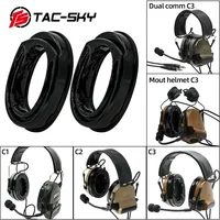 TAC-SKY COMTA I II III Tactical Headsets Earmuffs Replacement Accessories Sight Silicone  Ear Pads 1