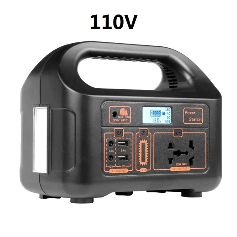 80000Mah Power Emergency Energy Storage Battery Outdoor Camping Mobile Power Supply Portable Charging Station US Plug