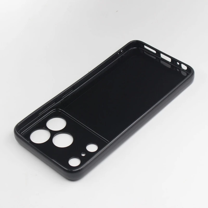 Enhanced TPU Silicone Phone Case - Black Transparent Protective Shell Cover
