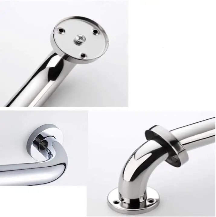 Description Picture 4 of itemAnti Slip Locking Stainless Steel Grab Bar, Home Care Assist Bath Handle Balance Bars ,Safety Hand Rail Handicap Elderly Support