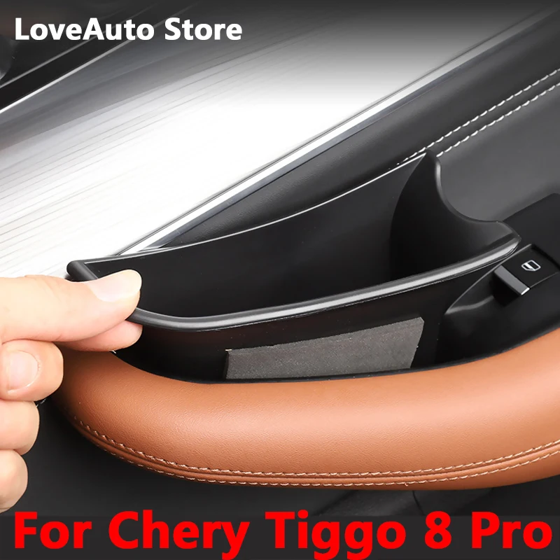 

Для Chery Tiggo 8 Pro Plus 2020 2021 2022 внутренний подлокотник для передней и задней двери автомобиля, ручка для двери, многофункциональный ящик для хране...