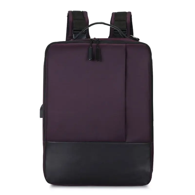 Travel Nylon Backpack with USB Charging Port Teenager Anti-theft Laptop Daypack