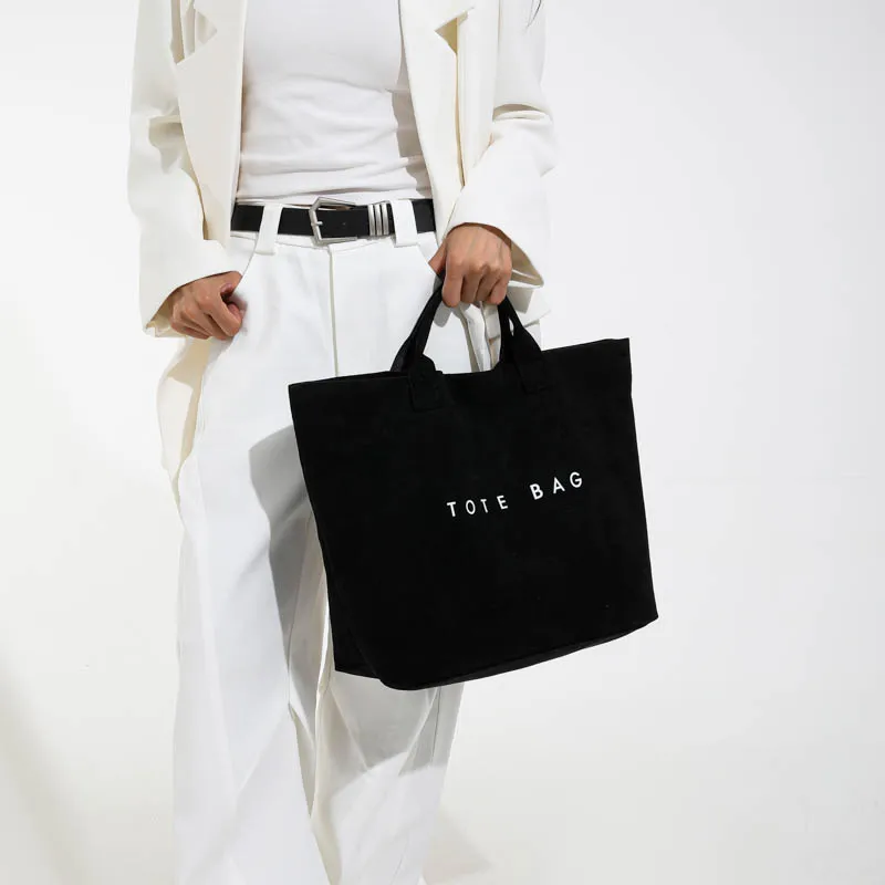 Faux Suede Tote Bags Retro Underarm Bag Handbag Hobo Bag for Women Shopping & Daily Use