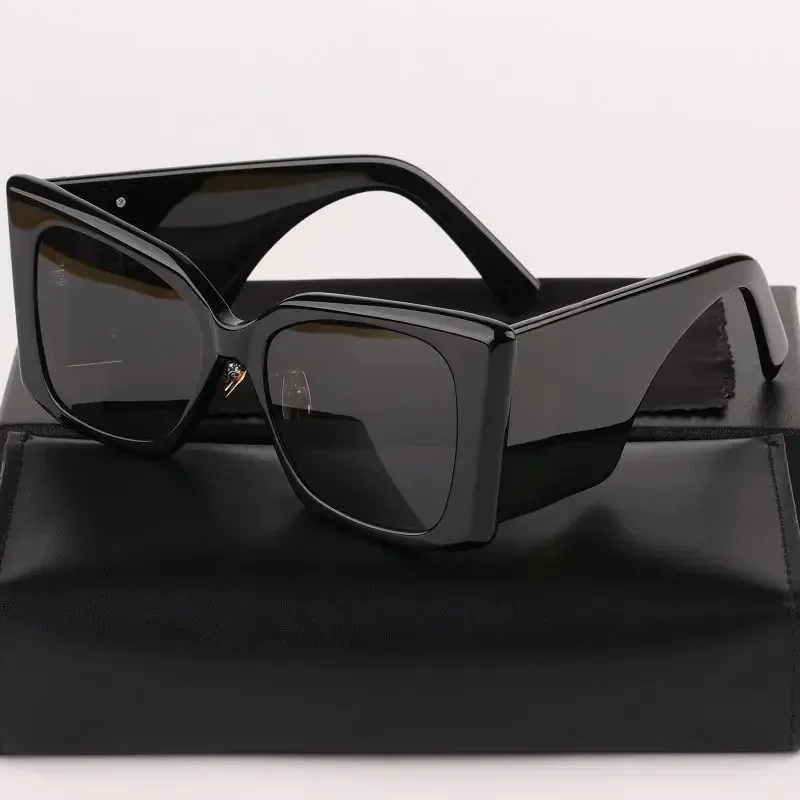 

Women Big Frame Acetate Sunglasses Fashion Brand Designer Square Large Sunglasses Vintage Girls Luxury Sun Glasses UV400