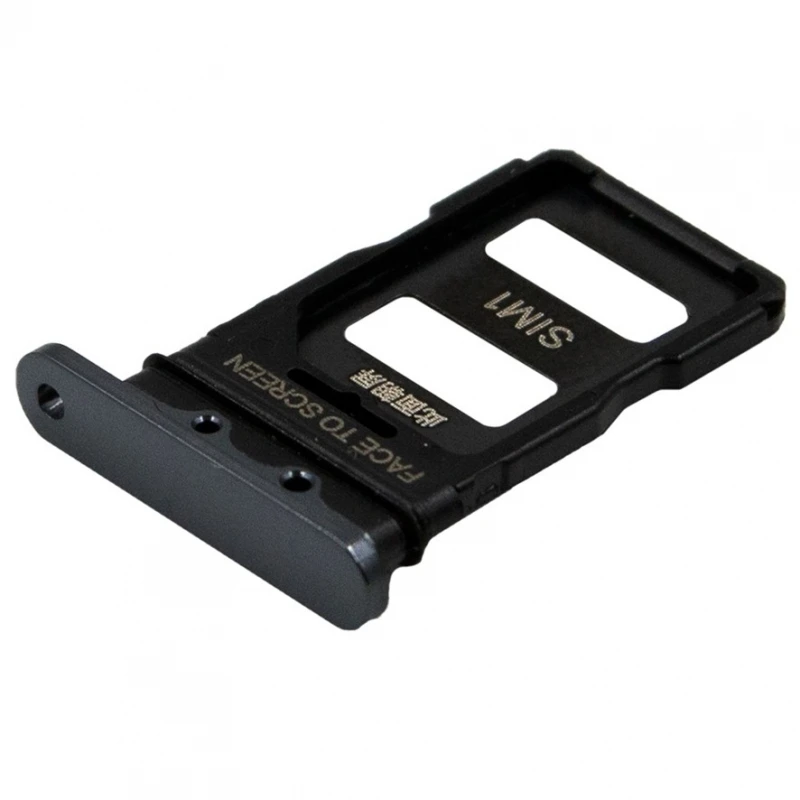 Sim Tray Per Xiaomi Mi 11 Ultra 5G Card Adapter Sostituzione Ceramic Black # Xiaomi Mi 11 Ultra 5G (M2102K1G, 2102 K1C, Xiaomi Mi 11 Pro +, Xiaomi Sta