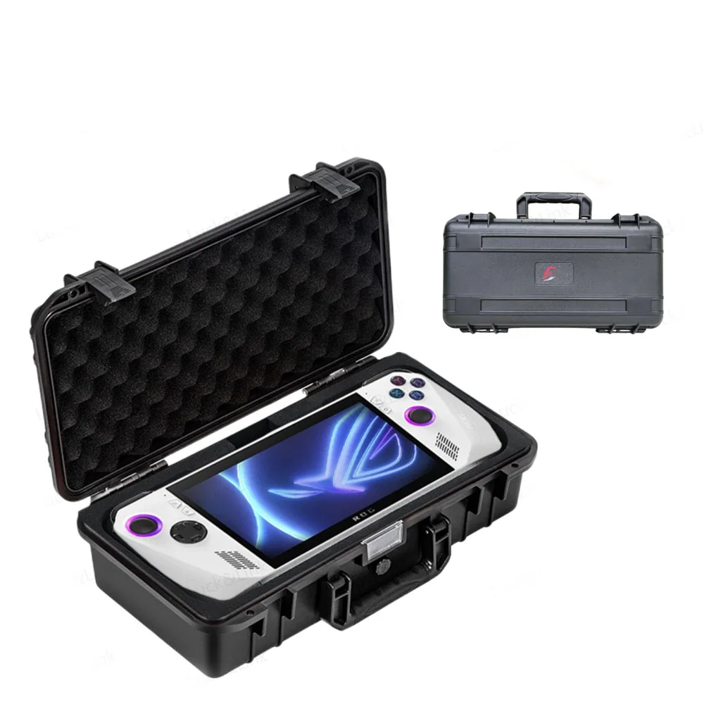 

Portable Carrying Storage Bag for ROG Ally Hard Shell Case Bag Shockproof Protective Travel Case Leather Hard Console Accessory