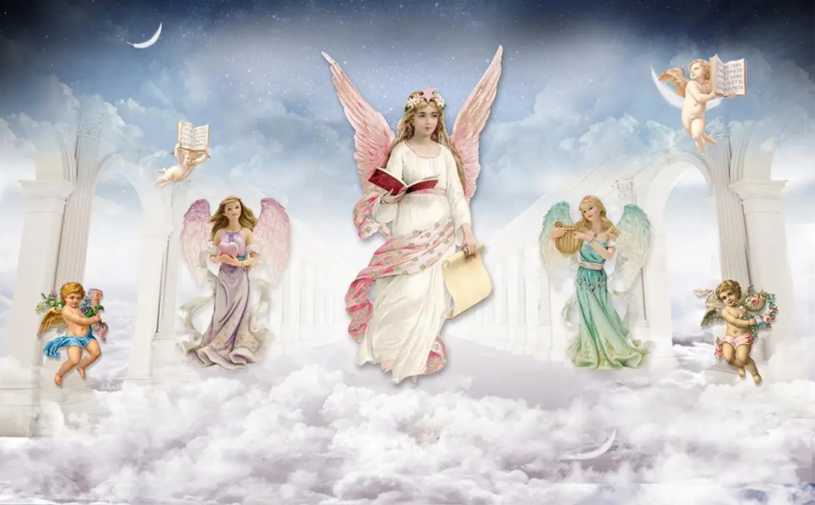 Lâmpada do teto, Grande Piscina de Pintura Europeia, Papel de parede