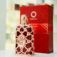 Orientica Royal Amber Rouge Oud Saffron Rose Eau de Parfum Unisexe Longue Durée Épicé Boisé Gourmand Oriental Flacon en Verre 100ml 3