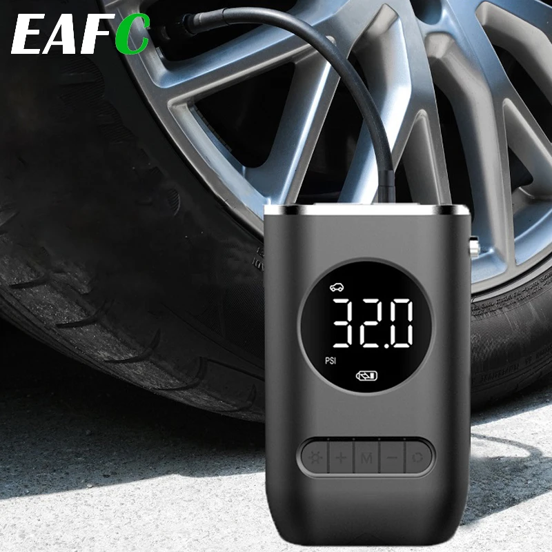 Car Electrical Air Pump Mini Portable Wireless Tire Inflatable Pump Inflator Air Compressor for Car Motorcycle Bicycle Ball