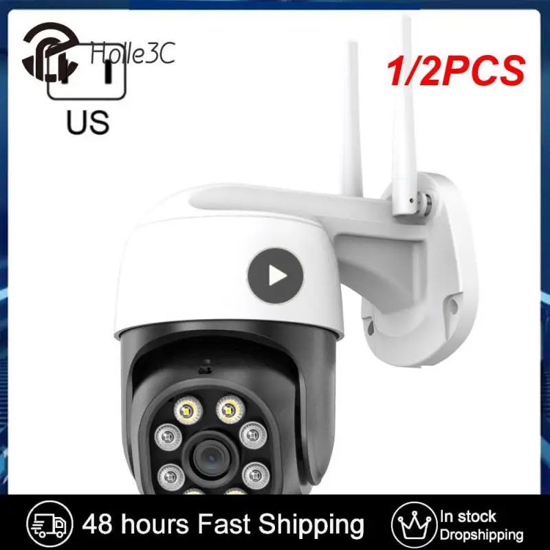 

1/2PCS 8MP Binocular Security Camera Outdoor WiFi PTZ Dual Lens 4MP Surveillance CCTV IP Camera AI Tracking P2P IP66 ICsee