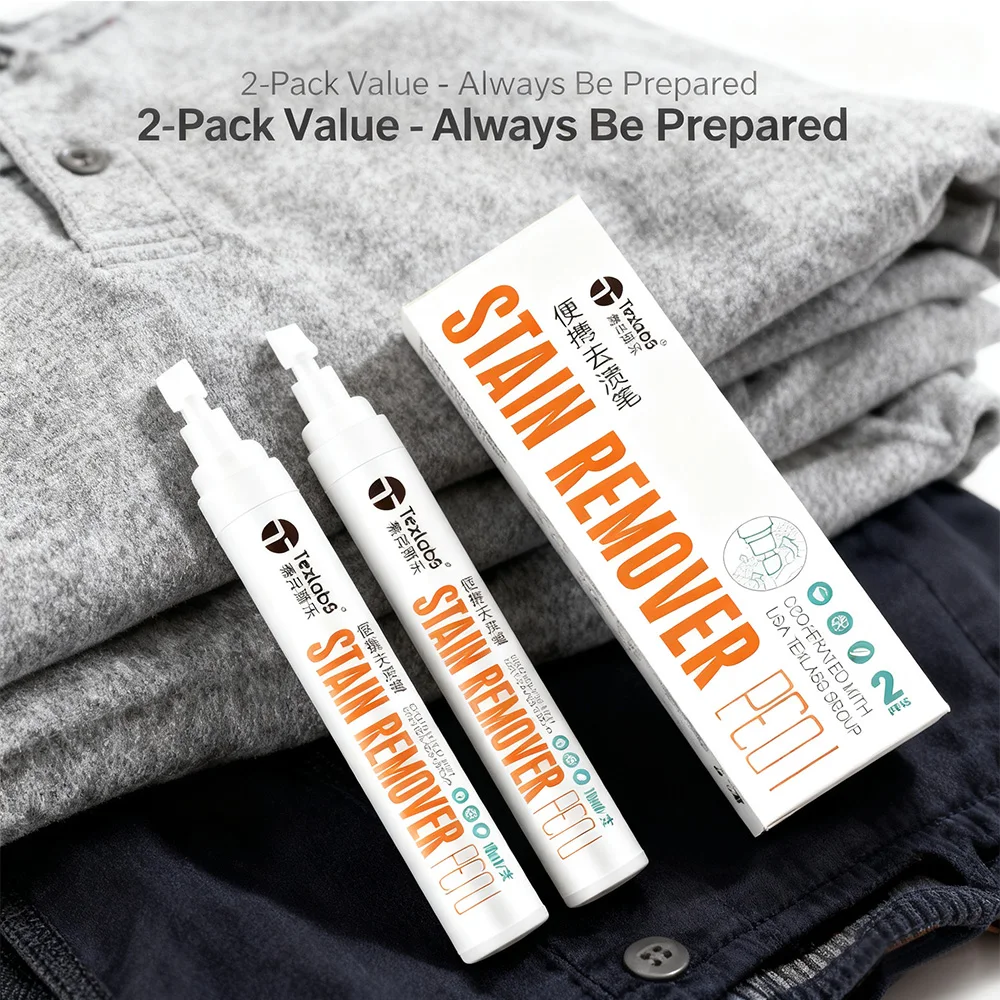 Sweat Stain Remover for Clothes Stain Remover Pen Travel Size Toiletries Lnstantly Remove Stain for a Variety of Fabric Clothing