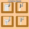4 Mode Real Waterfall Kitchen Faucet Extension Adapter for Bathroom Basin Aucets Bubbler Nozzle Waterfall Sprayer Tap Fit Shower 3