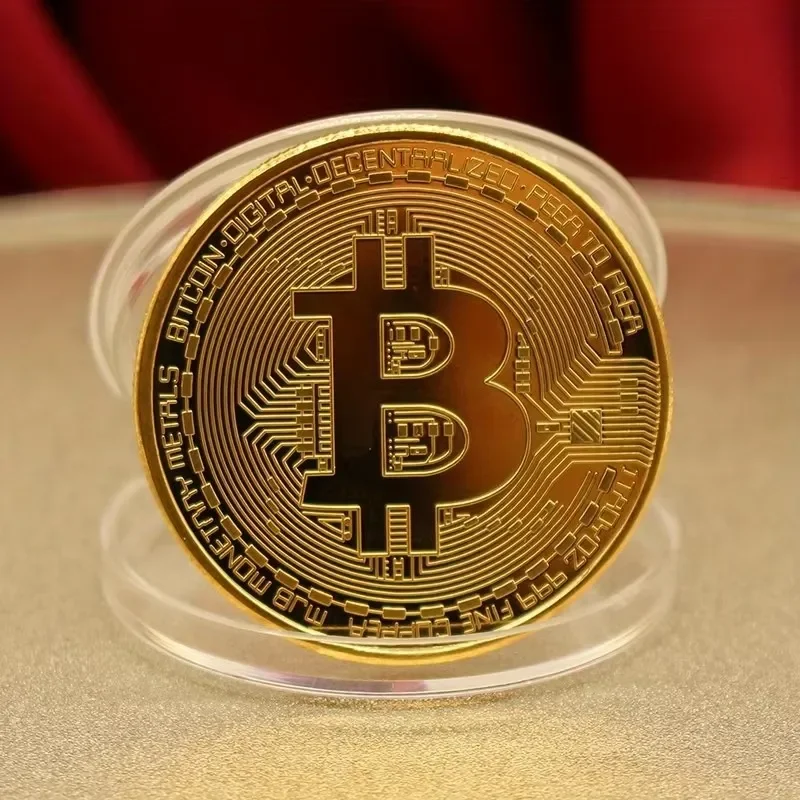 Monete commemorative Bitcoin uniche Il regalo aziendale perfetto per gli appassionati di criptovalute - immagine 4