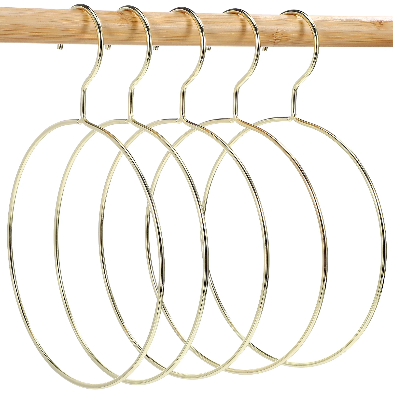 

Scarf Hanger Holder Loop Rings Clothes Hanging Racks Towel Fashion Hangers Travel