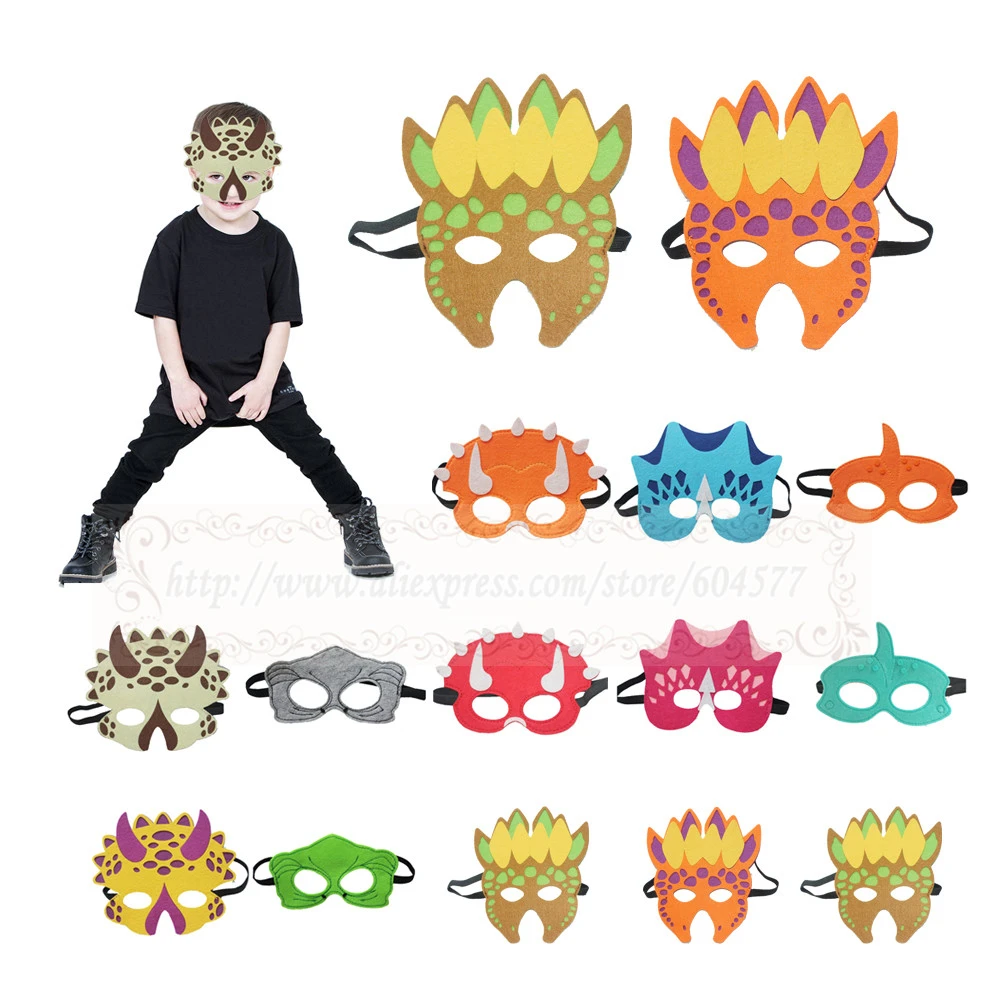 Disfraces de dinosaurios para niños y niñas, máscaras de dinosaurios,  Triceratops, tiranosaurio, decoraciones para fiesta de cumpleaños, disfraz  de Halloween|costume mask|mask boymask mask - AliExpress