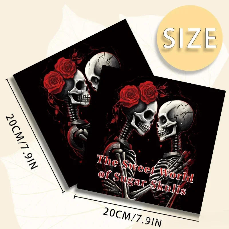 A Bold and Simple Decompression Creative Adult-sugar Skull Sweet World Coloring Book Featuring Rose Skulls 4