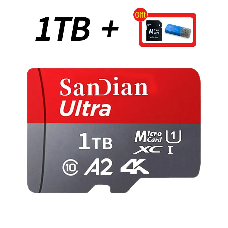 S6b51b5be4b344154925b8f650717d5d44 Memory Card 1TB 2TB 256GB 128GB Extreme Pro Mini SD Card U1 V10 Micro TF SD Card high speed Flash Card for Phone Camera Drone
