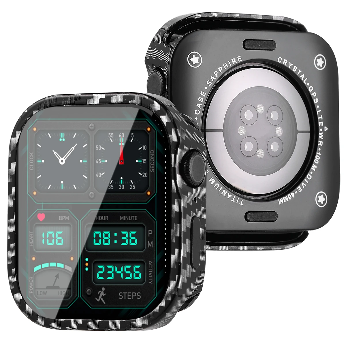 Premium Anti-Fall Aluminum Alloy Watch Case with Full Metal Coverage