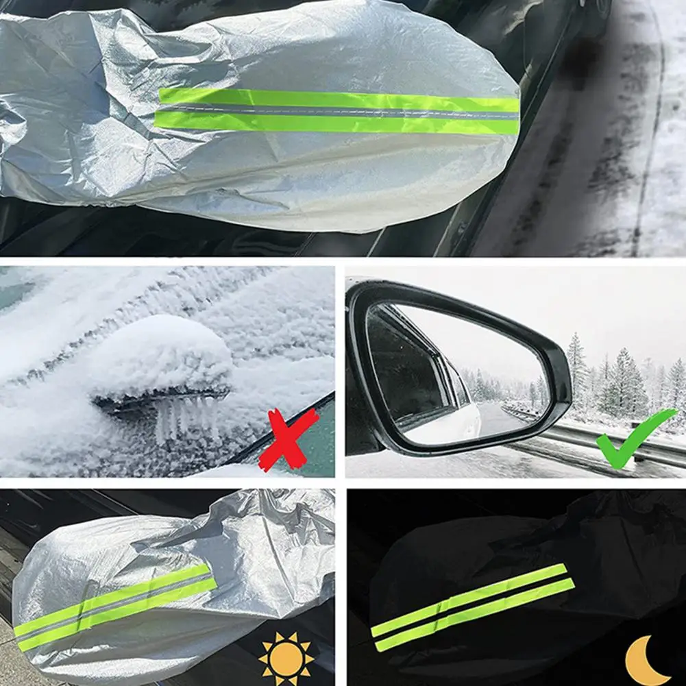 

Car Sunscreen Cover Foldable Water Resistant Car Windscreen Sun Protection Cover Anti-frost Anti-freezing Heat Insulation Winter