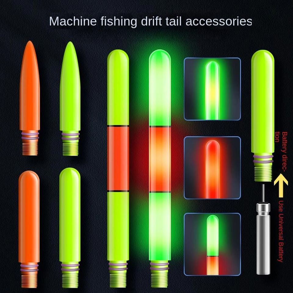 1pc Ultra Sensitive Electronic Floats Sensor Color Change LED Fishing Smart Float Top Luminous Buoy Induction Super Bright