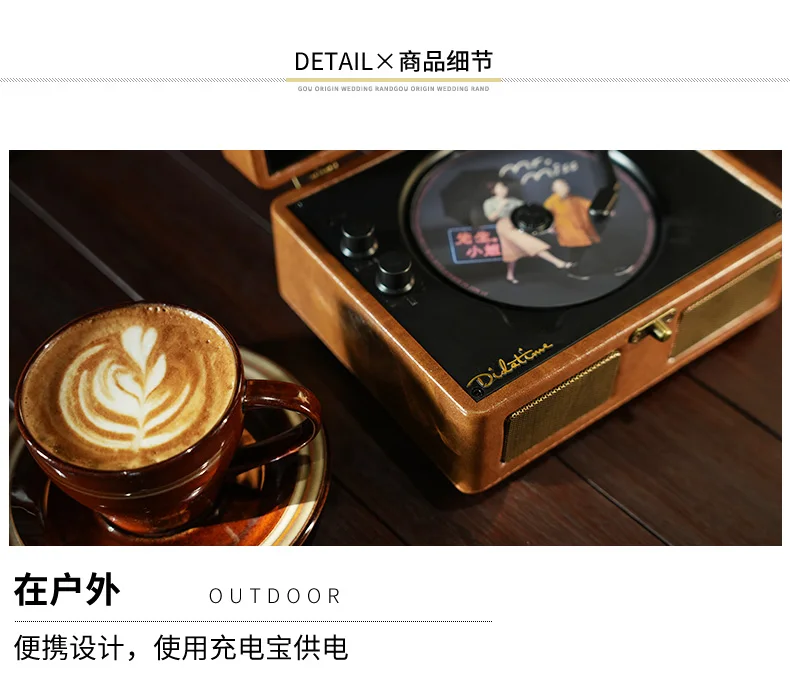 The portable CD player supports Bluetooth AliExpress