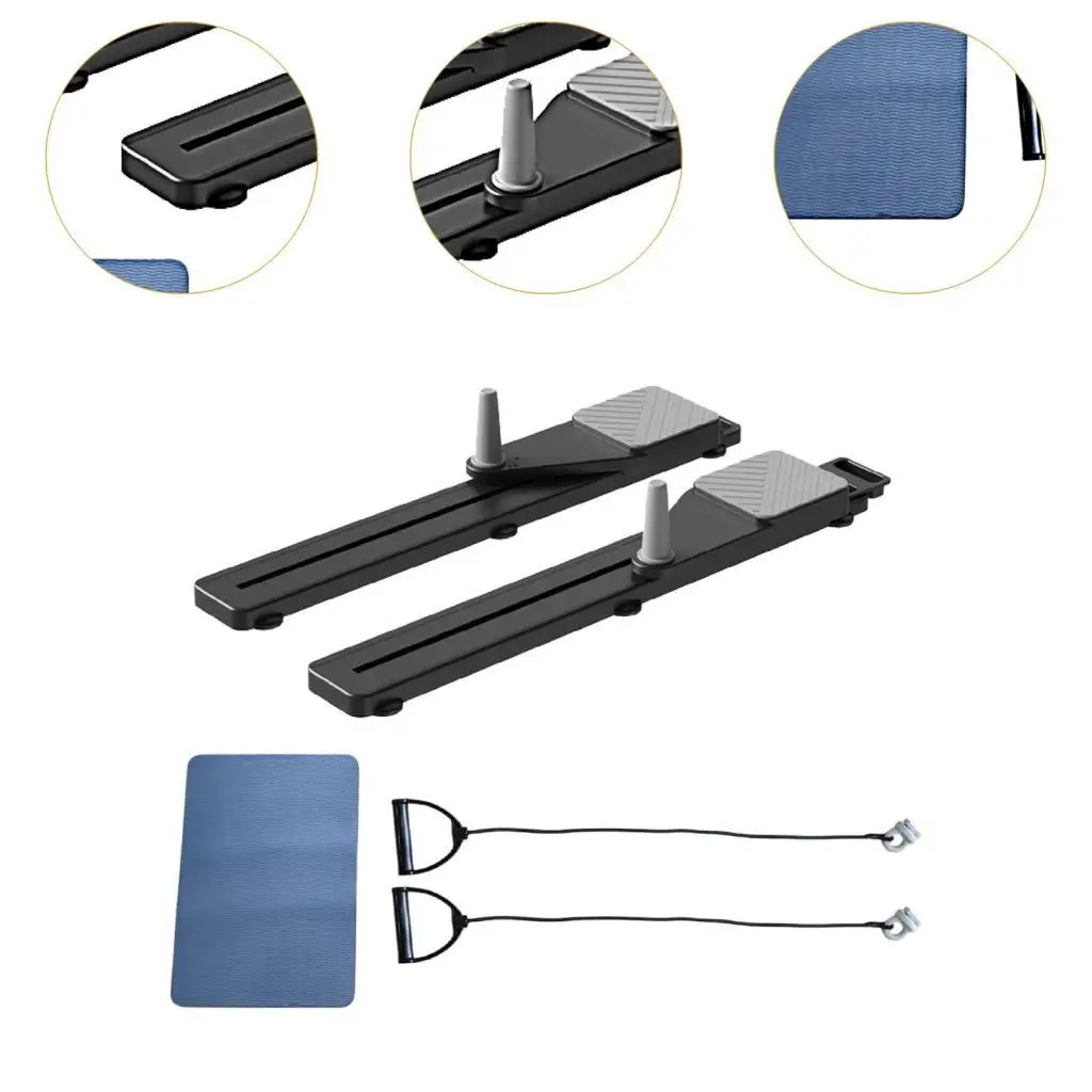 Leg Exercise Machine with Resistance Band Push up Bar System