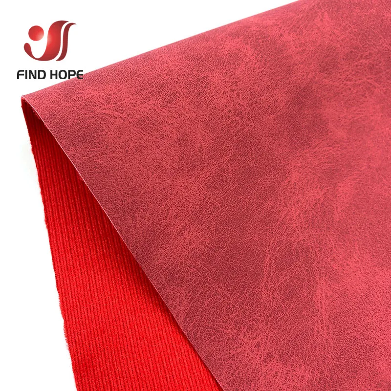 Solid Color Faux Suede Waterproof Synthetic Leather Fabric Roll