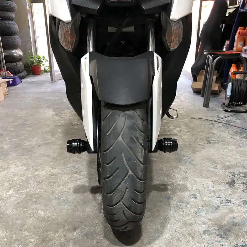 Chekis  오토바이 액세서리, 혼다 Pcx125/150/160 Adv150/Adv160 에 적합, 수정 프론트 휠 충돌 방지 볼, 프론트 포크 컵, 프론트 충격 흡수, 낙하 방지 볼