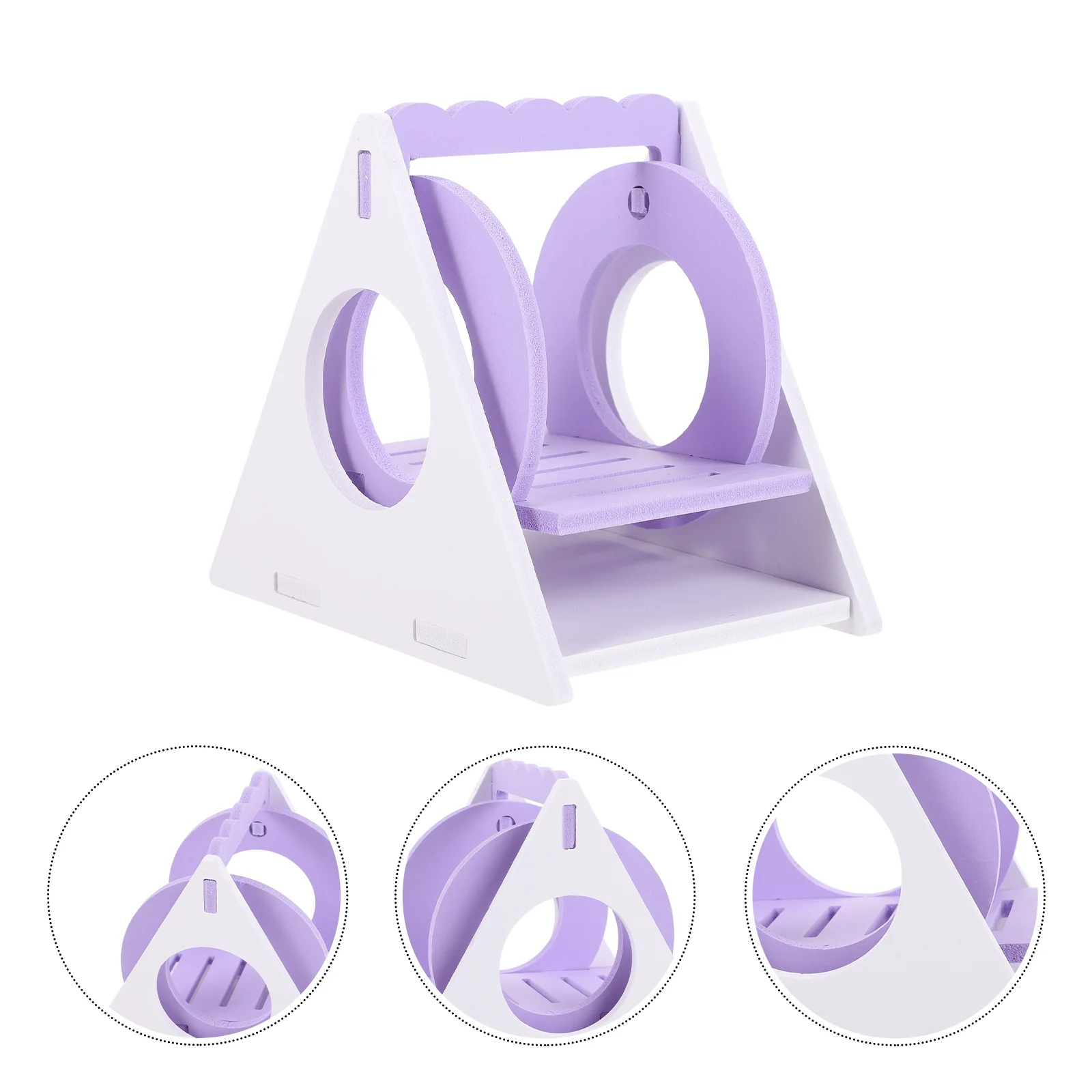 

Hamster Swing Toy Household Squirrel Plaything Supplies Chinchilla Cage Hideout Pvc Mice