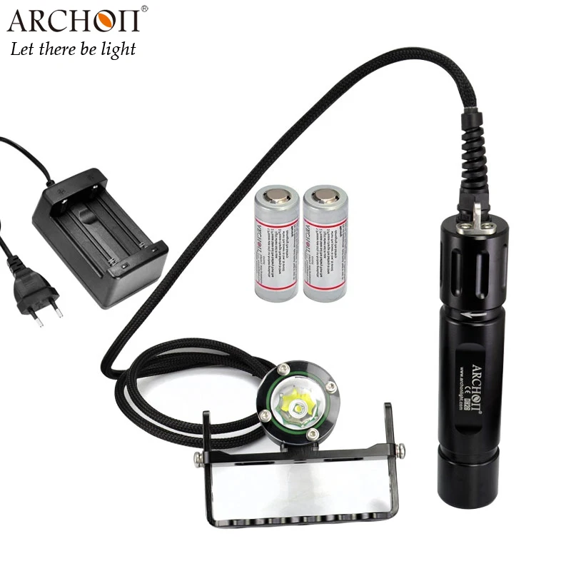 ARCHON DH26 Canister Diving Light 6500K max 1000lm underwater 100 meter Dive Light Scuba Video Photography Search Rescue Troch