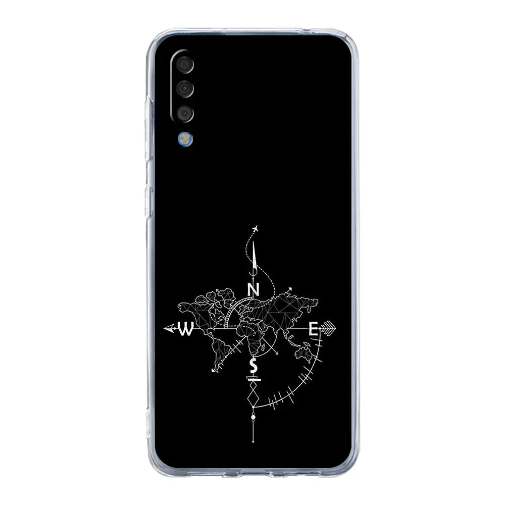 World Map Scenery Direction Phone Case